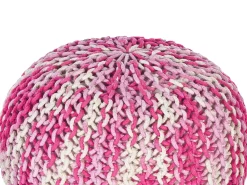 Pouf CONRAD Cotone Rosa