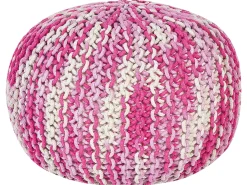 Pouf CONRAD Cotone Rosa