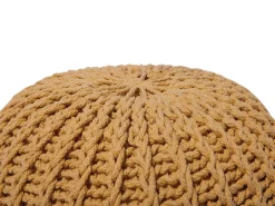 Pouf CONRAD Cotone Senape