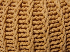 Pouf CONRAD Cotone Senape