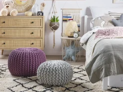 Pouf CONRAD Cotone Viola