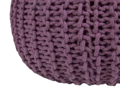 Pouf CONRAD Cotone Viola