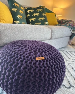 Pouf CONRAD Cotone Viola