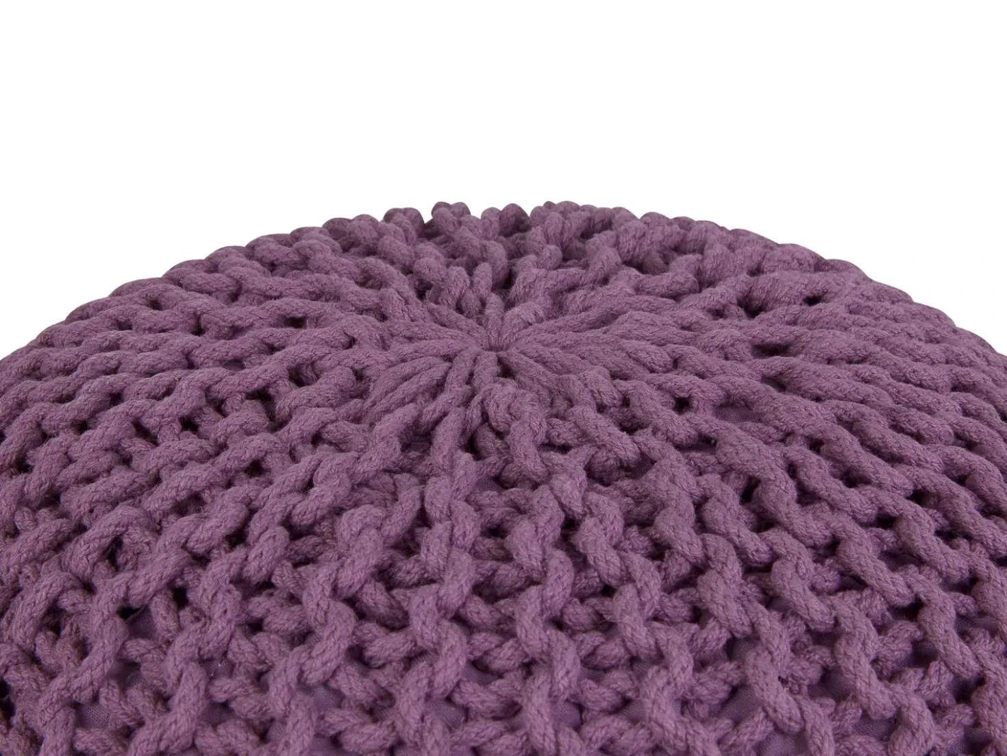 Pouf CONRAD Cotone Viola