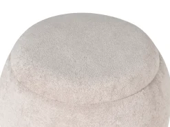 Pouf contenitore ANNABELLA Bouclé Beige chiaro