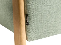 Pouf contenitore EDLAND Tessuto 45 cm 43 cm Verde chiaro