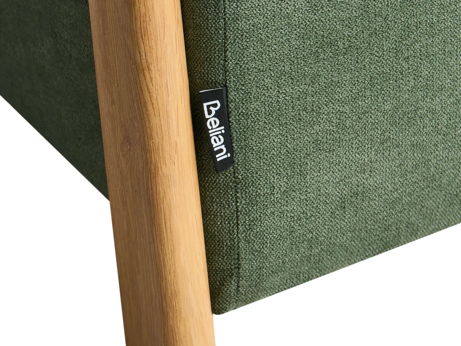 Pouf contenitore EDLAND Tessuto 45 cm 43 cm Verde
