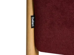 Pouf contenitore EDLAND Tessuto 45 cm 43 cm Bordeaux