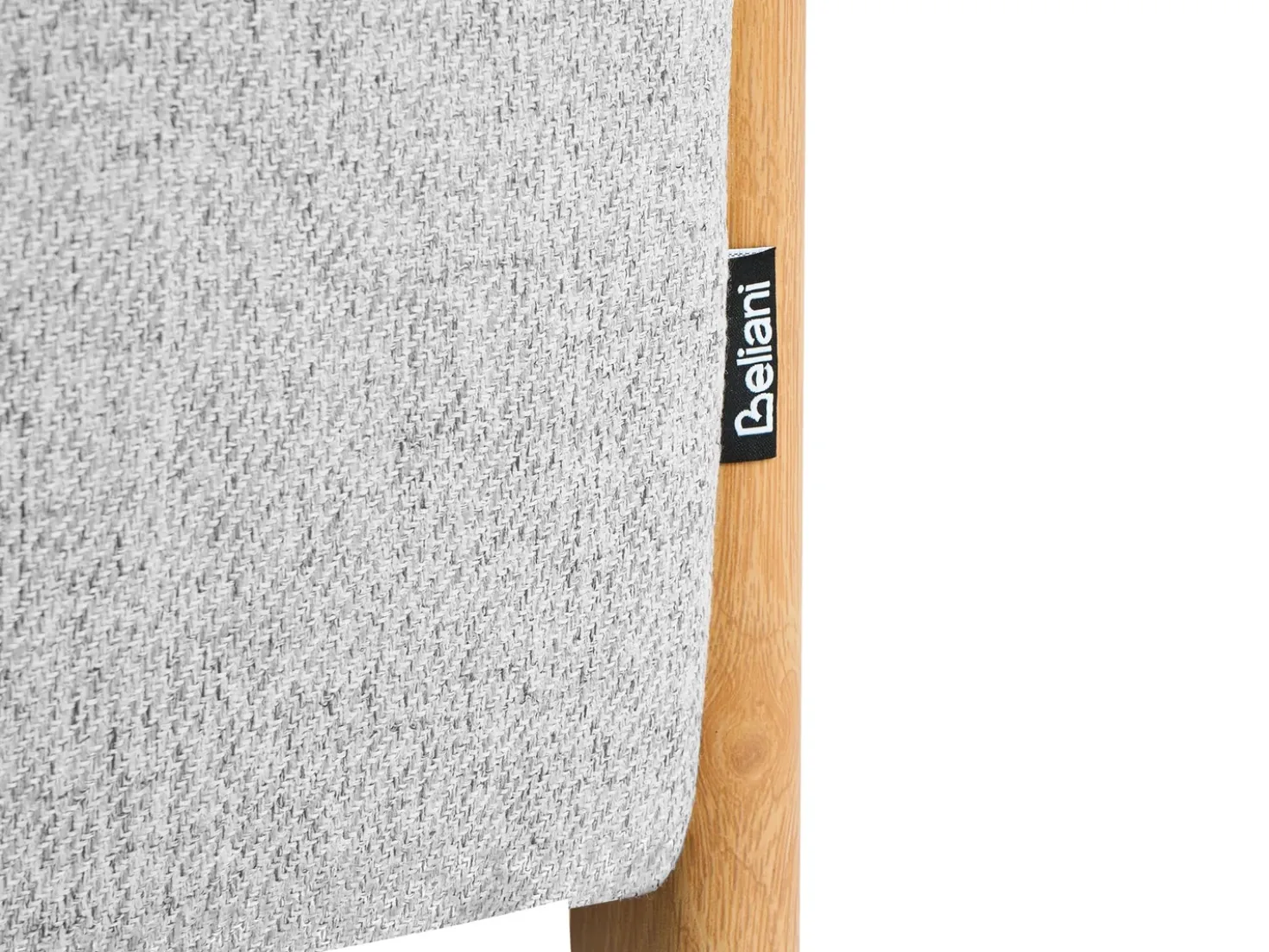 Pouf contenitore EDLAND Tessuto 45 cm 43 cm Grigio chiaro