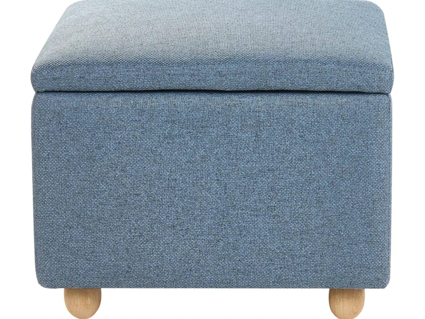 Pouf contenitore FERNDALE Tessuto Blu