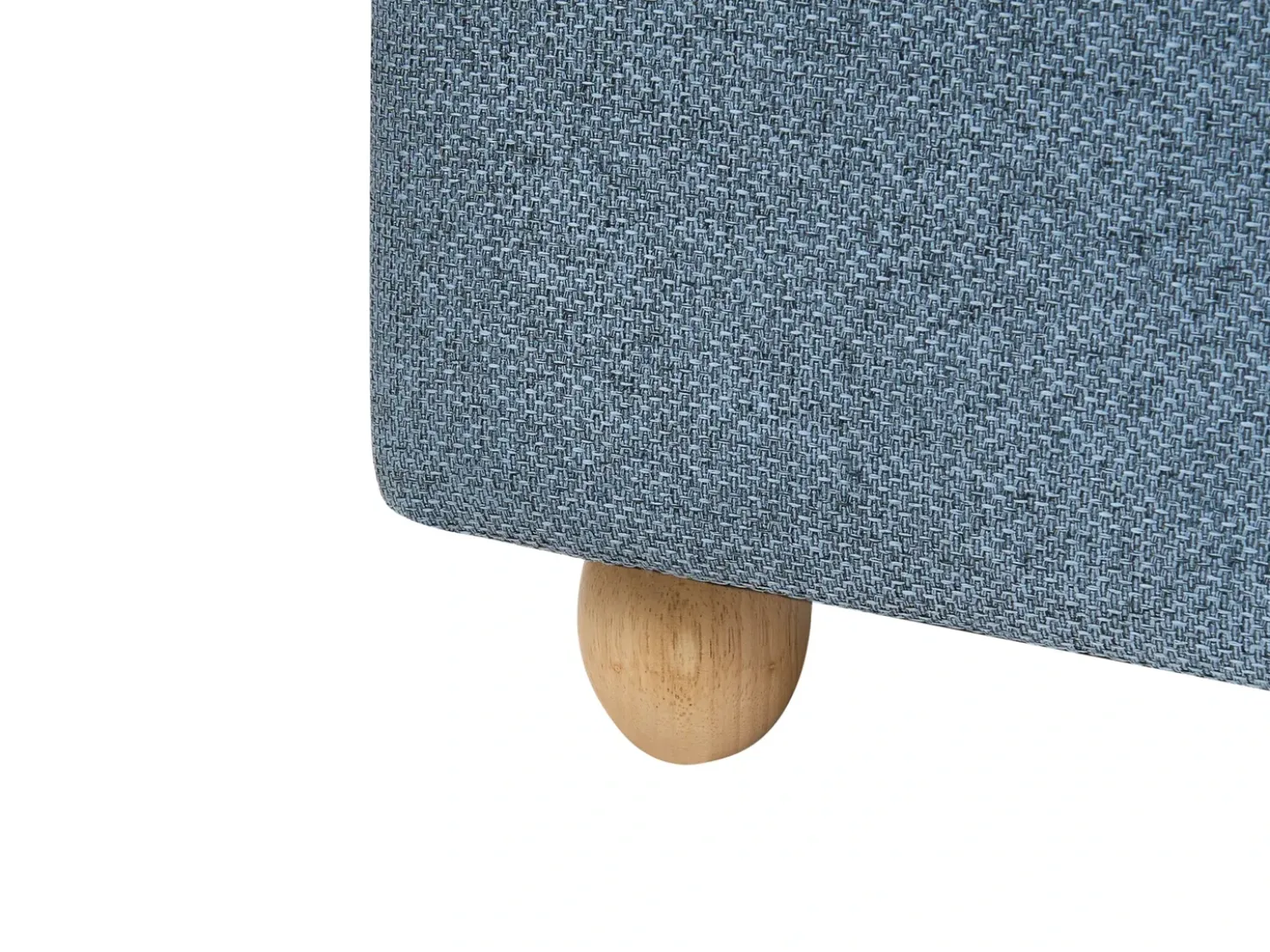 Pouf contenitore FERNDALE Tessuto Blu