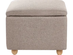 Pouf contenitore FERNDALE Tessuto Beige