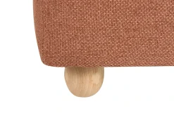 Pouf contenitore FERNDALE Tessuto Marrone dorato