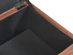 Pouf contenitore FERNDALE Tessuto Marrone dorato