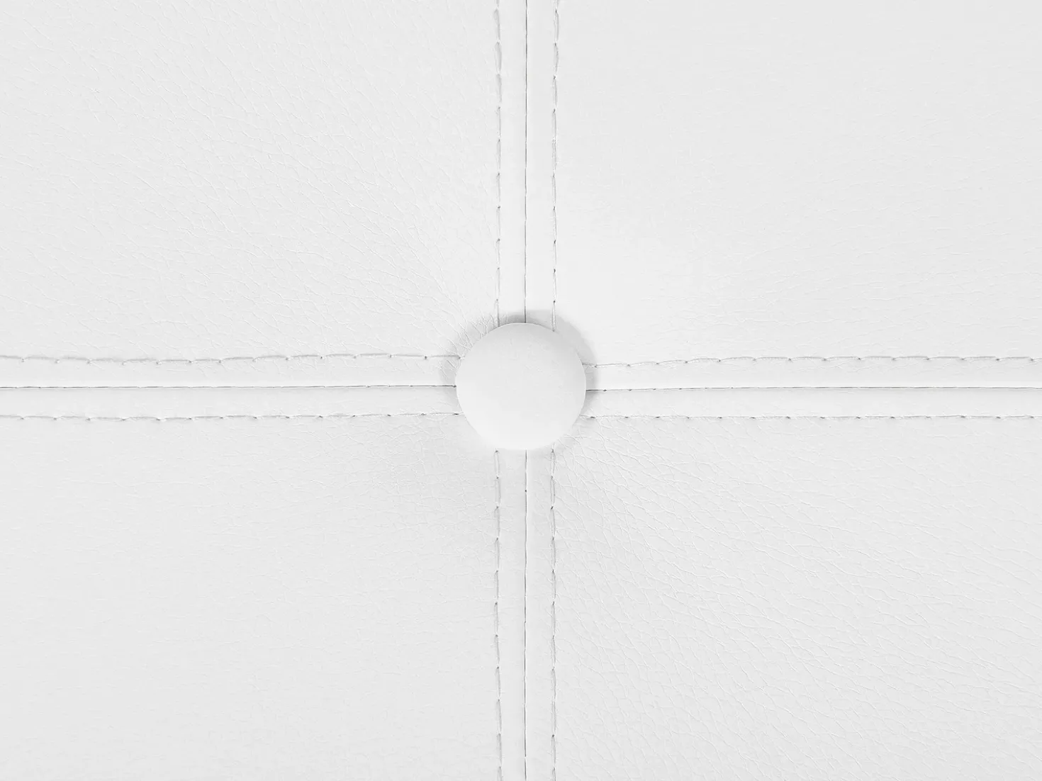Pouf contenitore MARYLAND Pelle sintetica Bianco