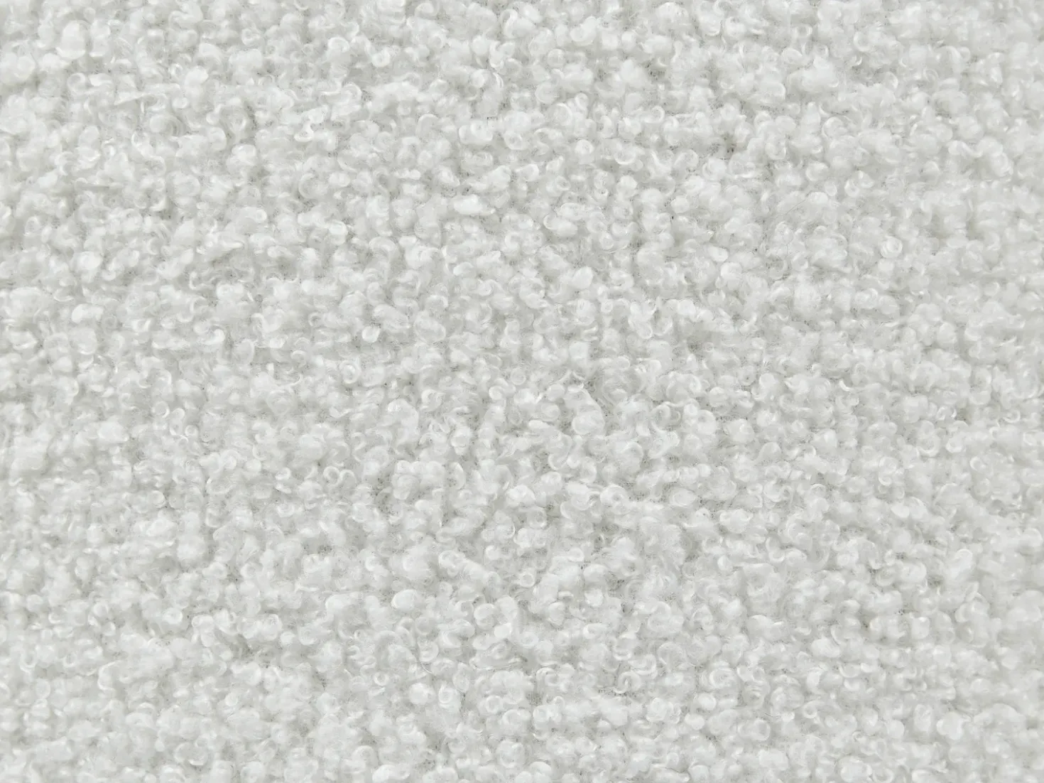 Pouf contenitore MARYLAND Bouclé Bianco sporco