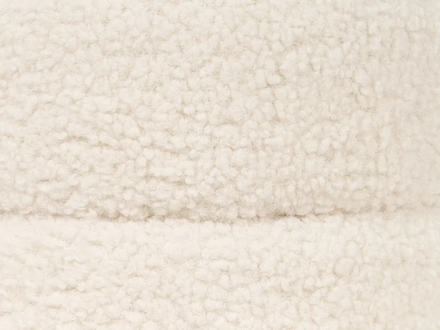 Pouf contenitore OGDEN Bouclé Bianco