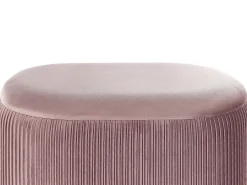 Pouf contenitore RICHLAND Velluto Rosa