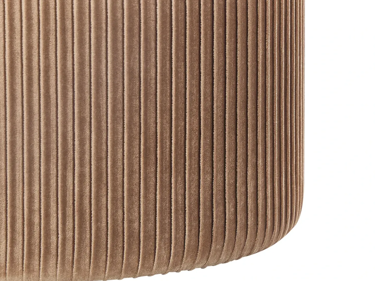 Pouf contenitore RICHLAND Velluto Beige