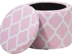 Pouf contenitore TUNICA Cotone Rosa
