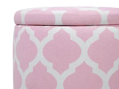 Pouf contenitore TUNICA Cotone Rosa