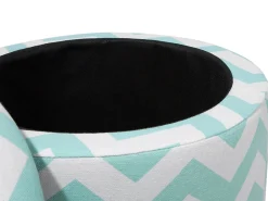 Pouf contenitore TUNICA Cotone Verde menta
