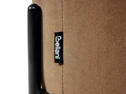 Pouf contenitore WENONA Velluto Marrone scuro