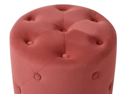 Pouf COROLLA Velluto Corallo