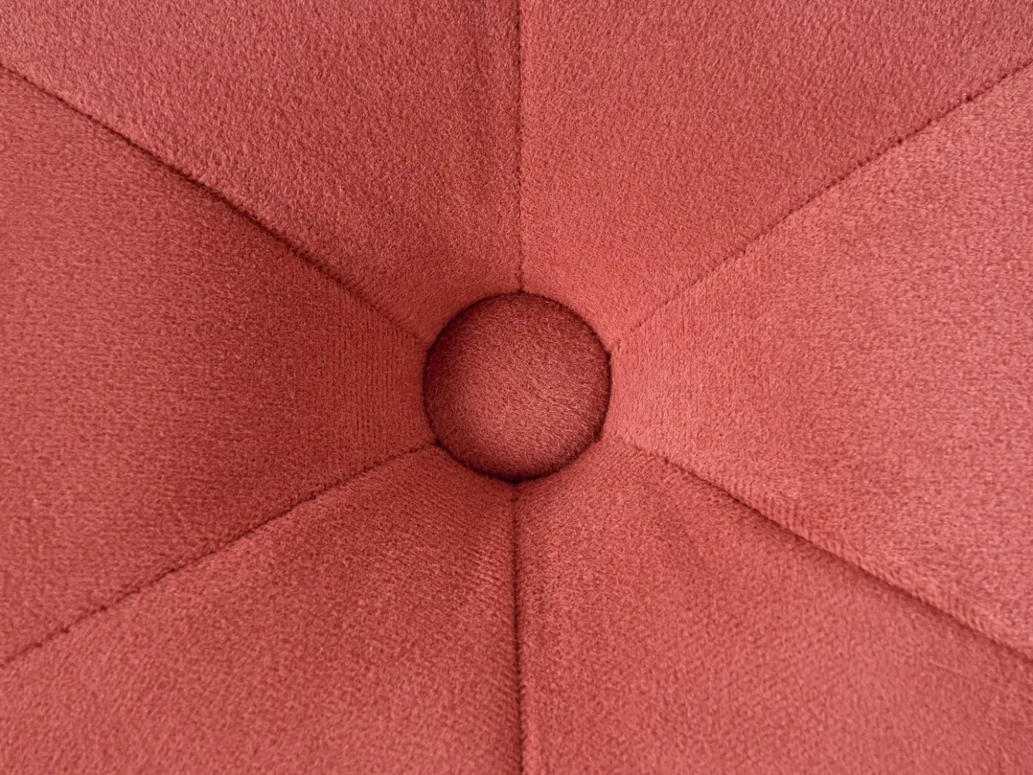 Pouf COROLLA Velluto Corallo