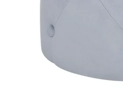 Pouf COROLLA Velluto Grigio chiaro