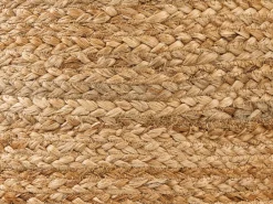 Pouf DALAMA Iuta Beige sabbia