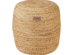 Pouf DALAMA Iuta Beige sabbia
