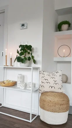 Pouf DALAMA Iuta Bianco