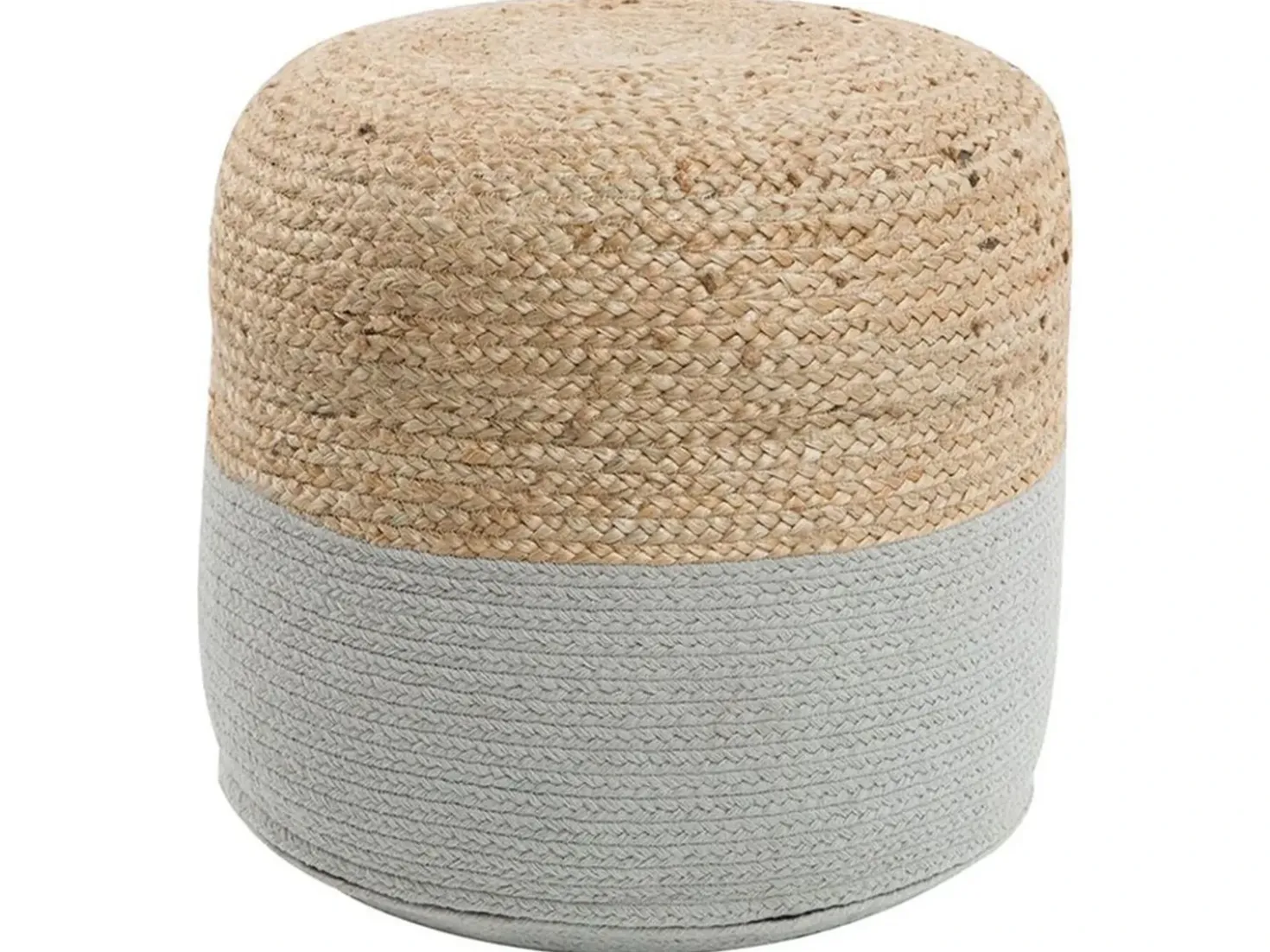 Pouf DALAMA Iuta Grigio chiaro