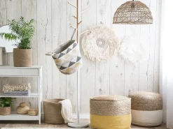 Pouf DALAMA Iuta Grigio chiaro