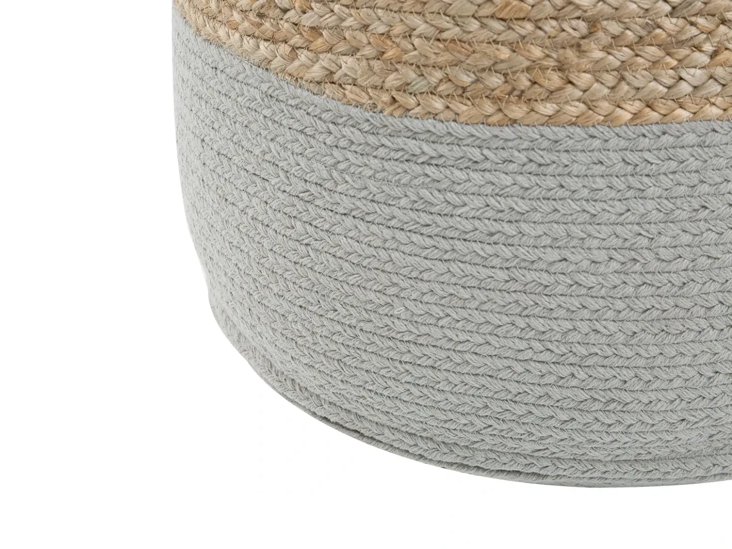 Pouf DALAMA Iuta Grigio chiaro