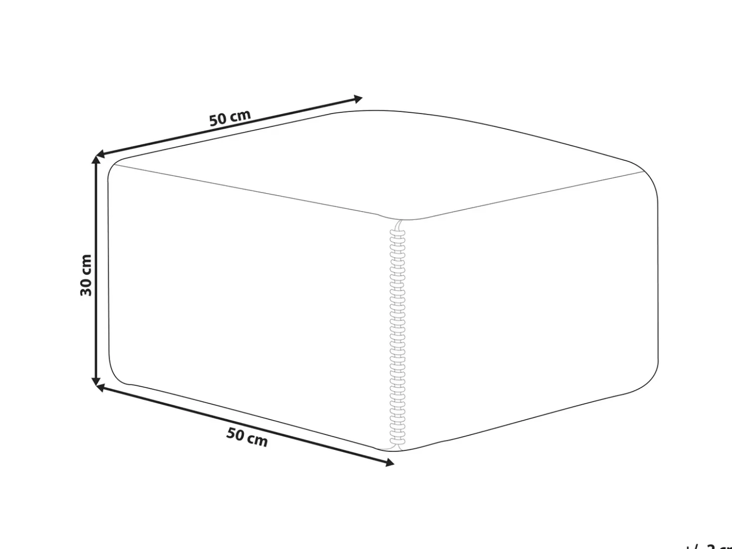 Pouf DEEPOR Iuta Multicolore