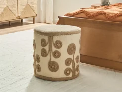 Pouf DIMAN Iuta Bianco