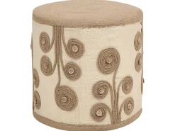 Pouf DIMAN Iuta Bianco