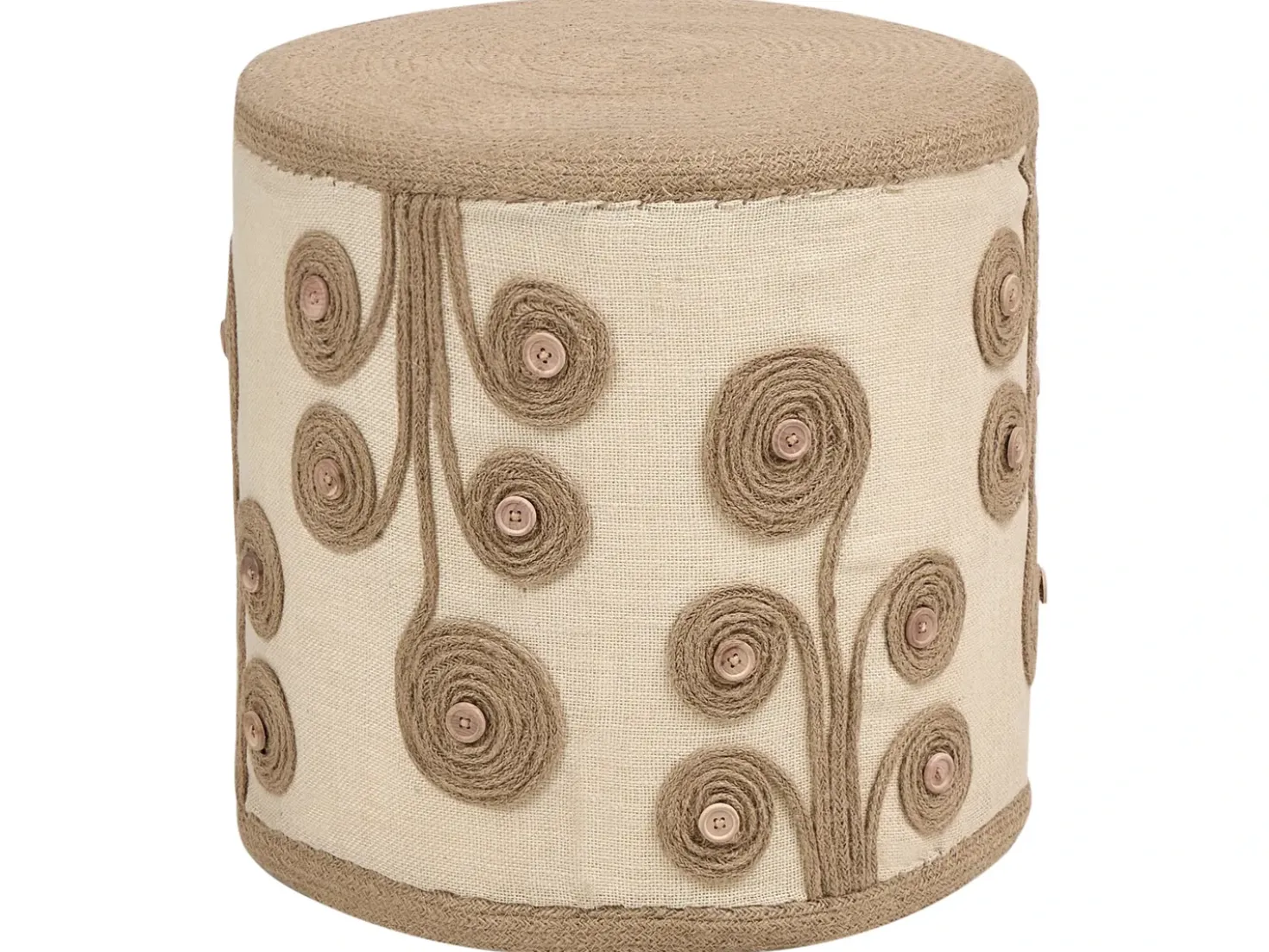 Pouf DIMAN Iuta Bianco