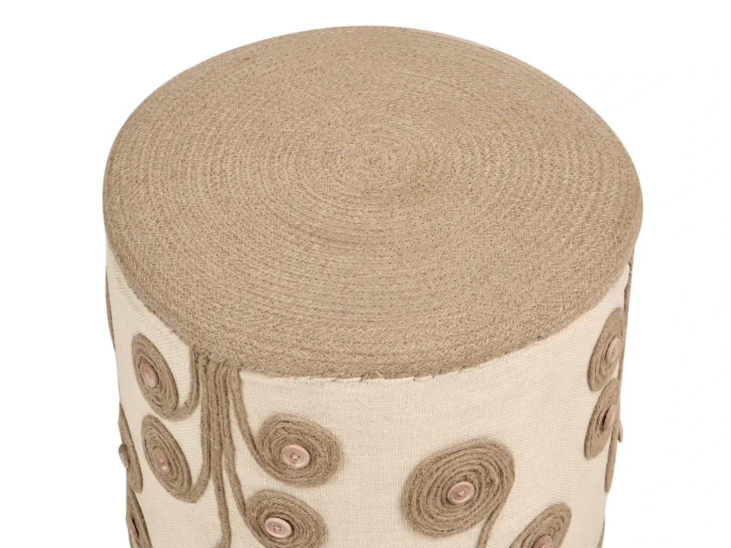 Pouf DIMAN Iuta Bianco