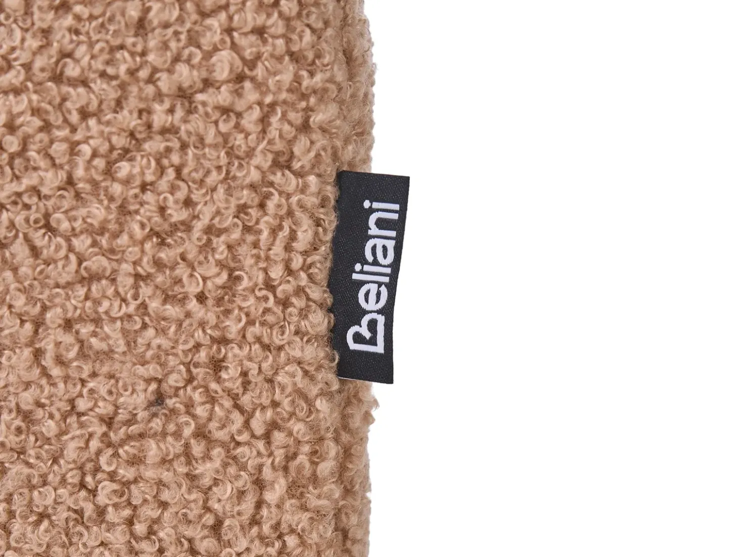 Pouf ESTES Bouclé Marrone chiaro