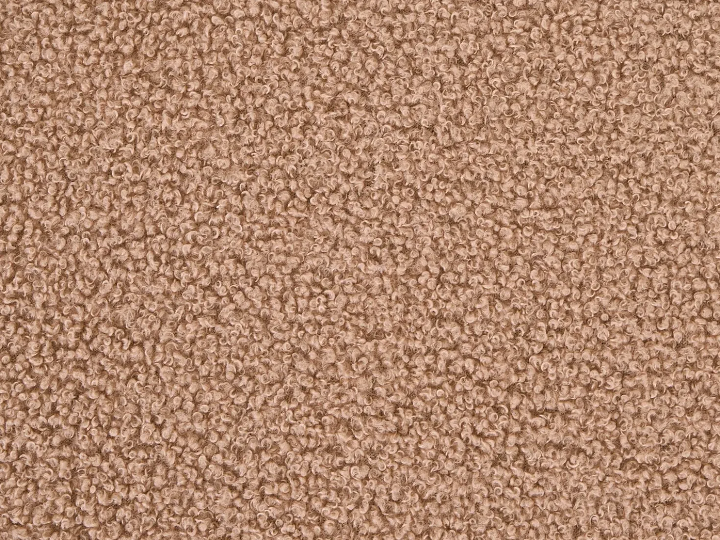 Pouf ESTES Bouclé Marrone chiaro
