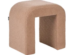 Pouf ESTES Bouclé Marrone chiaro