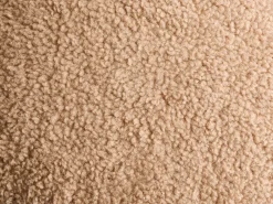 Pouf EUFAULA Bouclé Beige