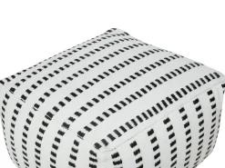 Pouf GAJAN Tessuto Bianco