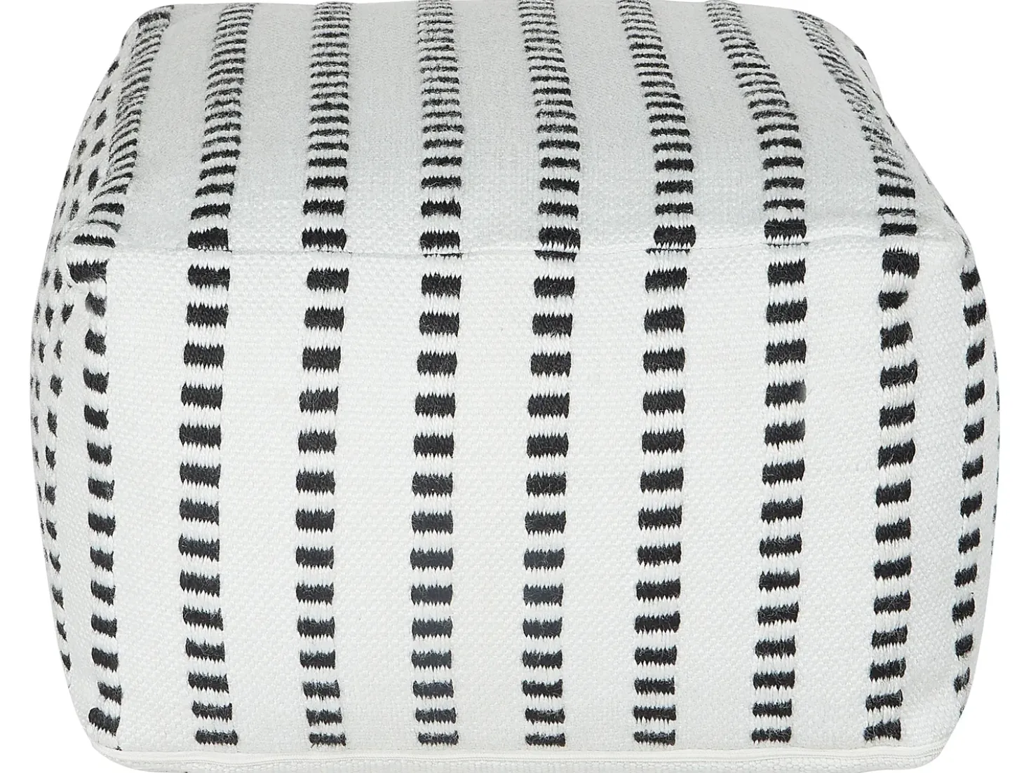 Pouf GAJAN Tessuto Bianco