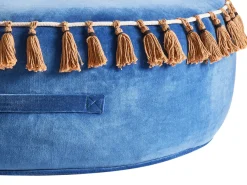 Pouf GOTHA Velluto Blu