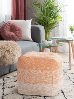 Pouf HIRRI Cotone Arancione