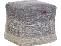 Pouf HIRRI Cotone Grigio chiaro